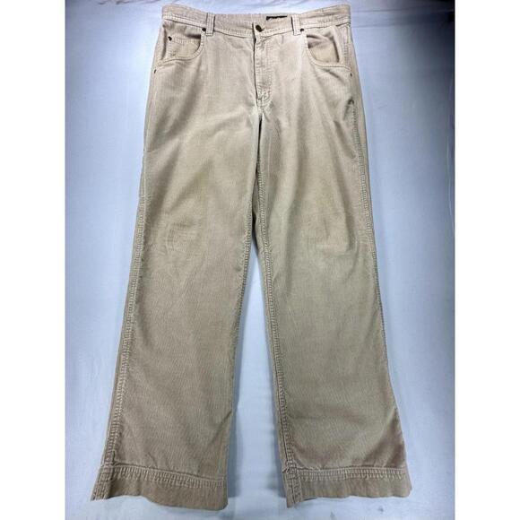 Eddie Bauer Men's 38/32 Brown Thin Corduroy Chinos - Picture 1 of 10